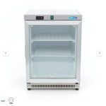  Καταψύκτης - 200L - ανοξείδωτος χάλυβας - με γυάλινη πόρτα